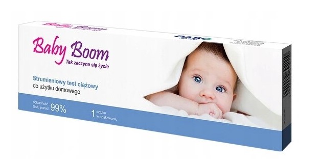 

Baby Boom Test Ciążowy Strumieniowy 99,9% 1szt
