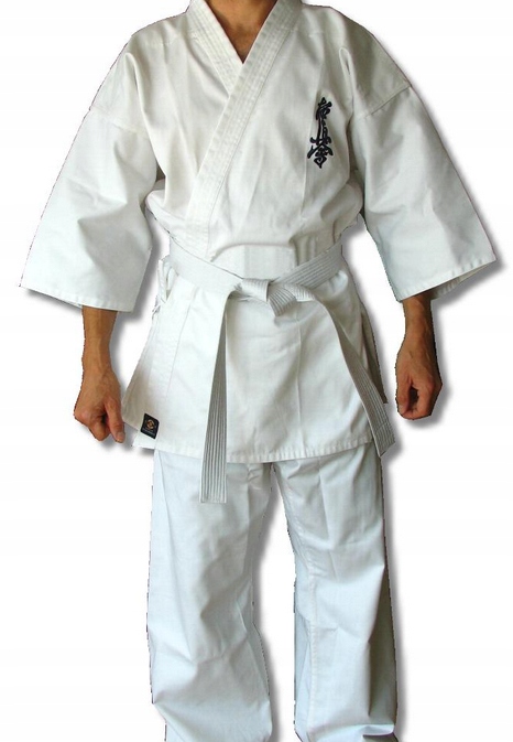 Kimono Karate Karatega haft Kyokushin Student wzrost 150 155 cm
