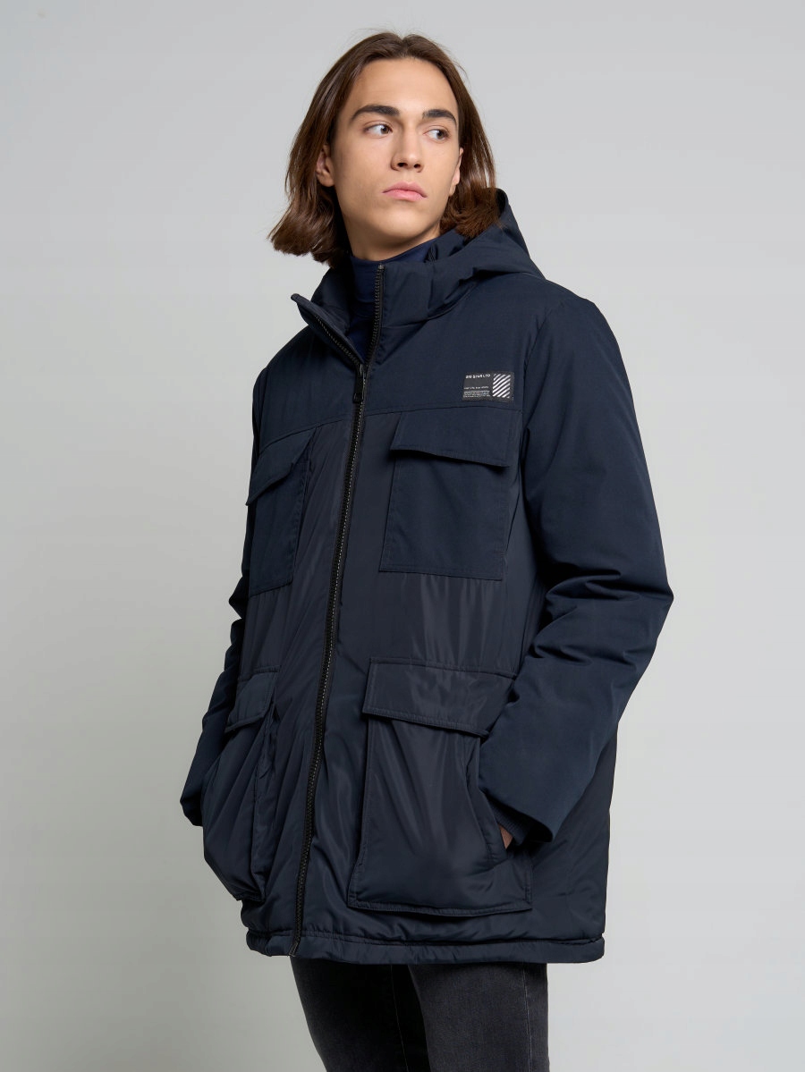 

Big Star Kurtka Męska Czarna Leonius 906 M