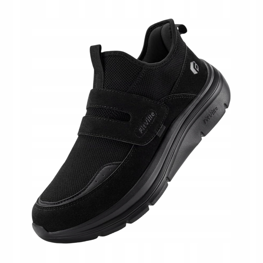 Damskie Buty Sportowe Treningowe do Biegania Ortopedyczne Czarne 41 Eu