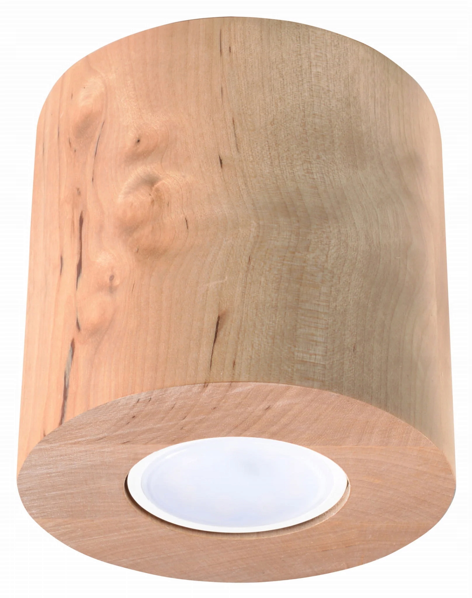 Sollux Lighting Spot Orbis z přírodního dřeva GU10 40W stmívatelný