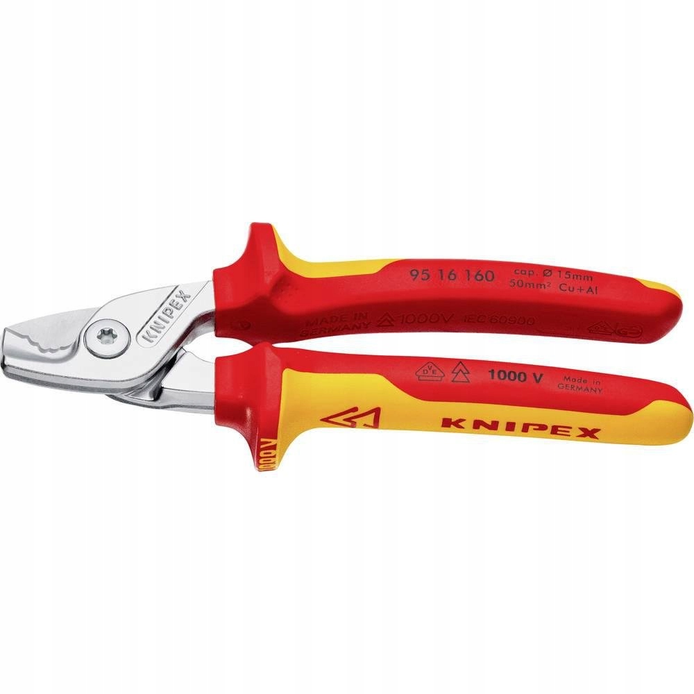 KNIPEX 95 16 160 NOŻYCE DO KABLI STEPCUT