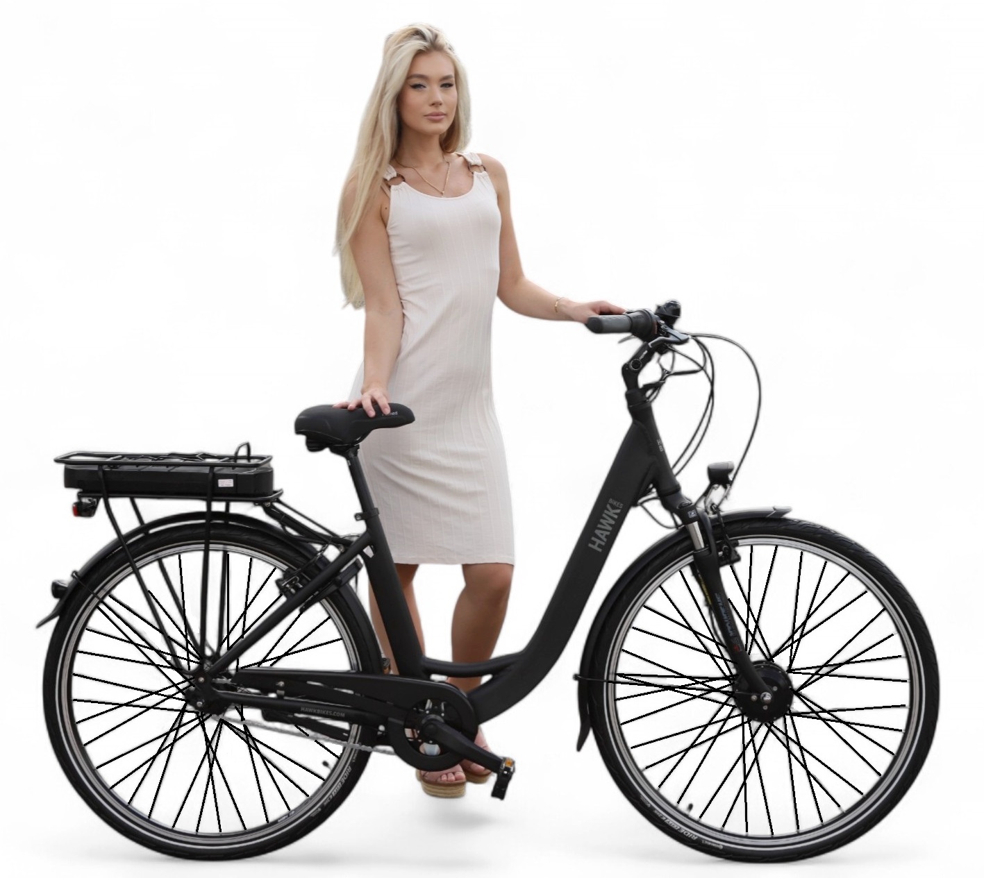 Rower Elektryczny Miejski 28" Damski Męski Mocna Bateria 13 Ah 468 Wh