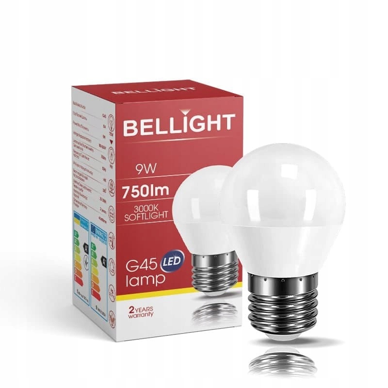 

Żarówka Led G45 230v 9w 3000k e27 830lm Kulka