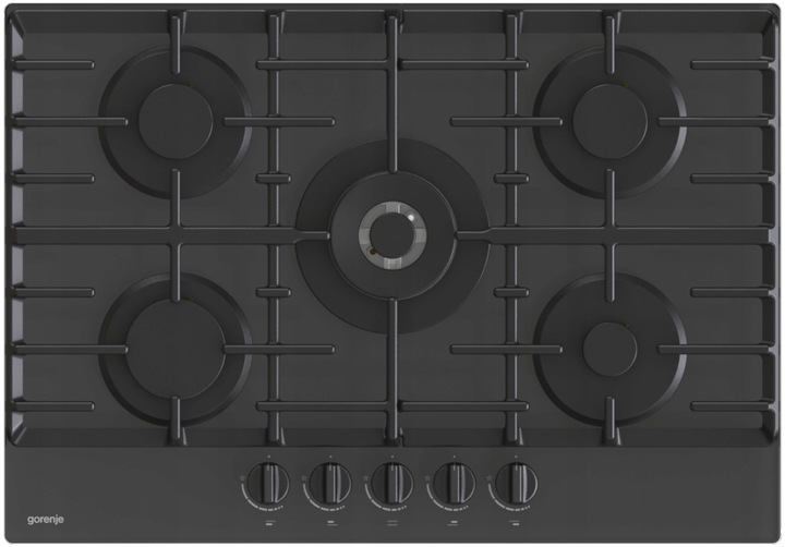 Gazová Varná Deska Gorenje GTW7C51B 5 Hořáků, Wok