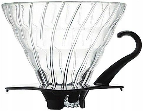Hario V60-02 Drip szklany czarny zaparzacz do kawy