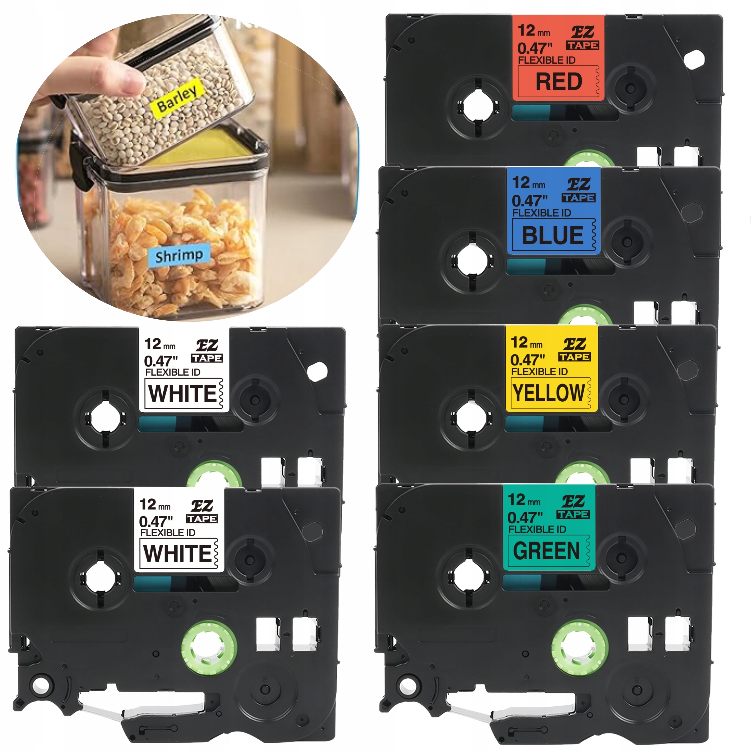 Specmark páska pro Brother TZe Fx 12 mm TZe-FX231 431 531 631 731 flexi 6 ks