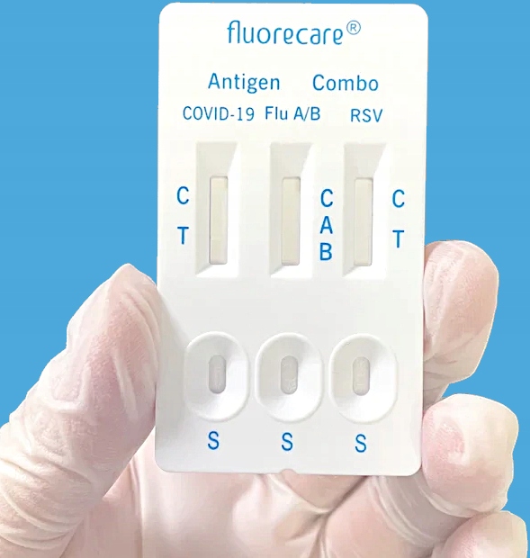 Тест FLUORECARE COVID-19 грипп AB RSV Combo 4in1 медицинское устройство да