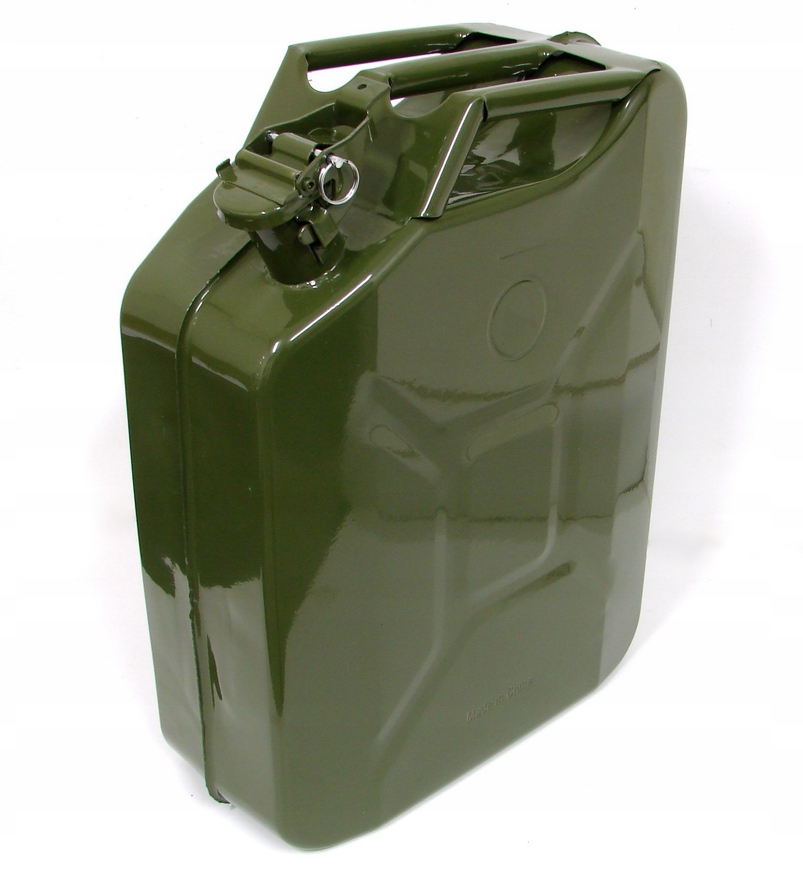 МЕТАЛЕВА КАНІСТРА ДЛЯ ПАЛИВА МАСЛО БЕНЗИН 20Л