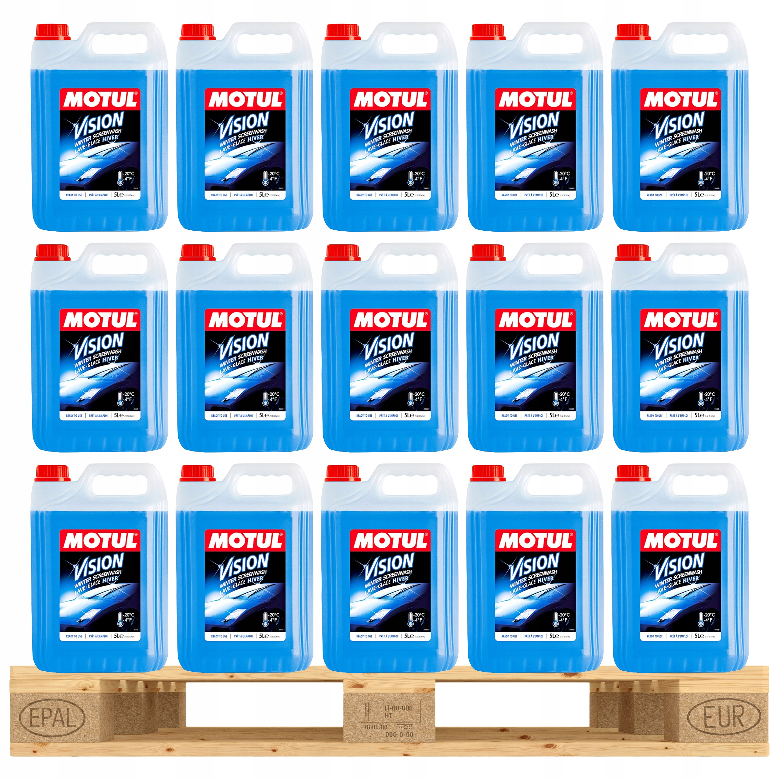 MOTUL VISION PŁYN DO SPRYSKIWACZY ZIMOWY -20°C 5L Paleta = 450L