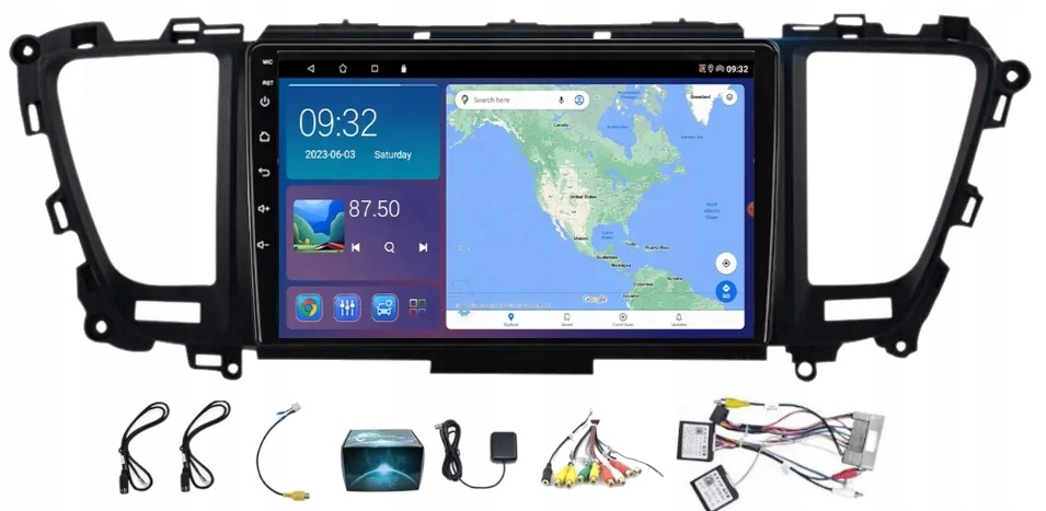 Navigační Rádio Gps Android Kia Carnival 2014-2020 Usb Wifi Carplay Bt 64GB