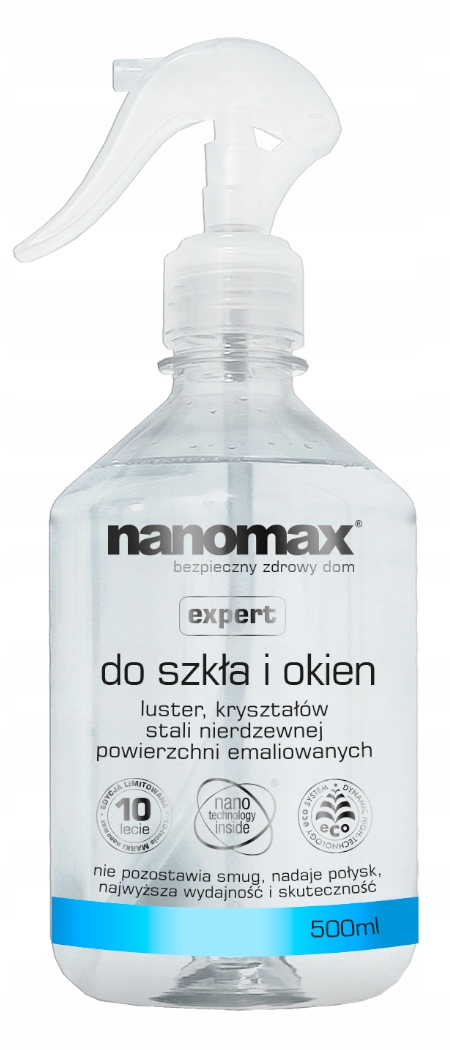 

nanomax płyn do mycia szyb z nano-srebrem 500 ml