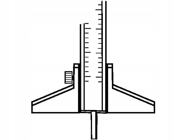 Poprzeczka do głębokościomierza 75mm Limit Marka Limit