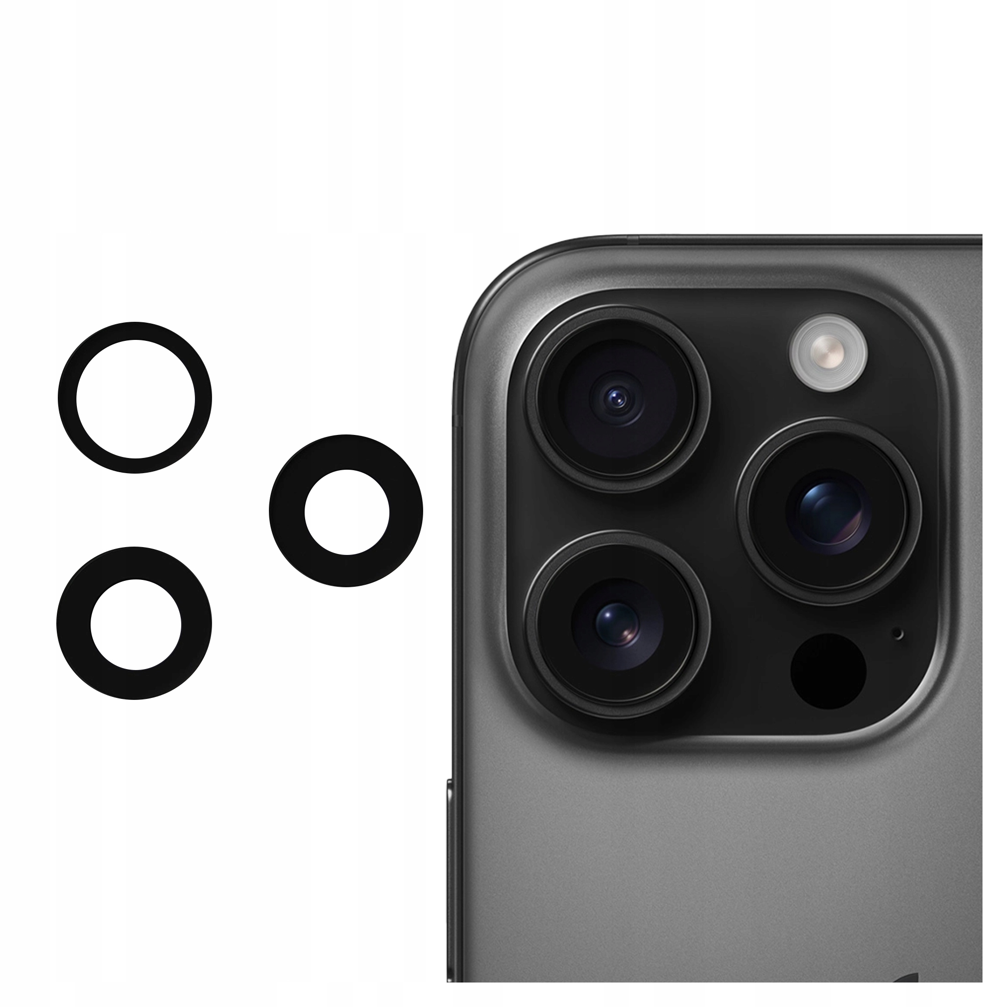 Držáky objektivu Sklo fotoaparátu pro iPhone 16 Pro/16 ProMax Originál