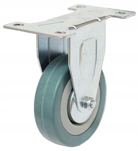 KOŁO STAŁE SZARA GUMA KÓŁKO 75 mm