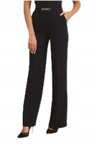 Guess Černé Elegantní Kalhoty S Jednoduchými Švy 40 2CD