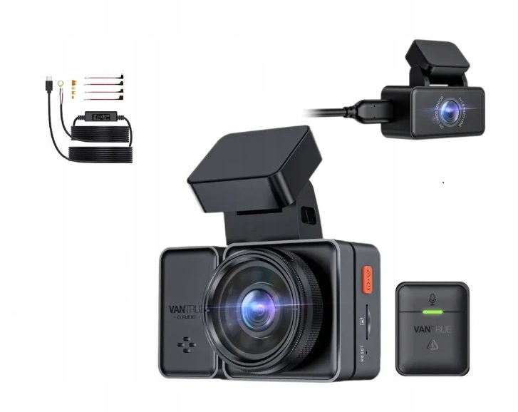 Vantrue E2 WIFI PILOT KOMENDY +ACC adapter