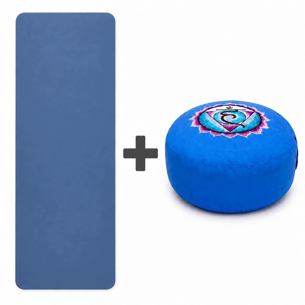 Podložka na cvičení Premium Tpe Polštář Zafu Chakra Višuddha YogiYogini