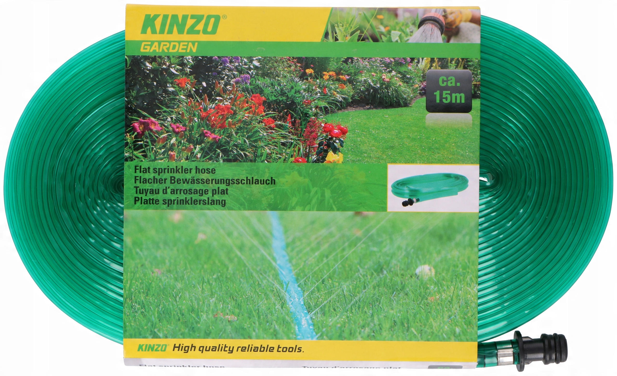 

Wąż zraszający Kroplujący 15 m płaski Kinzo Garden