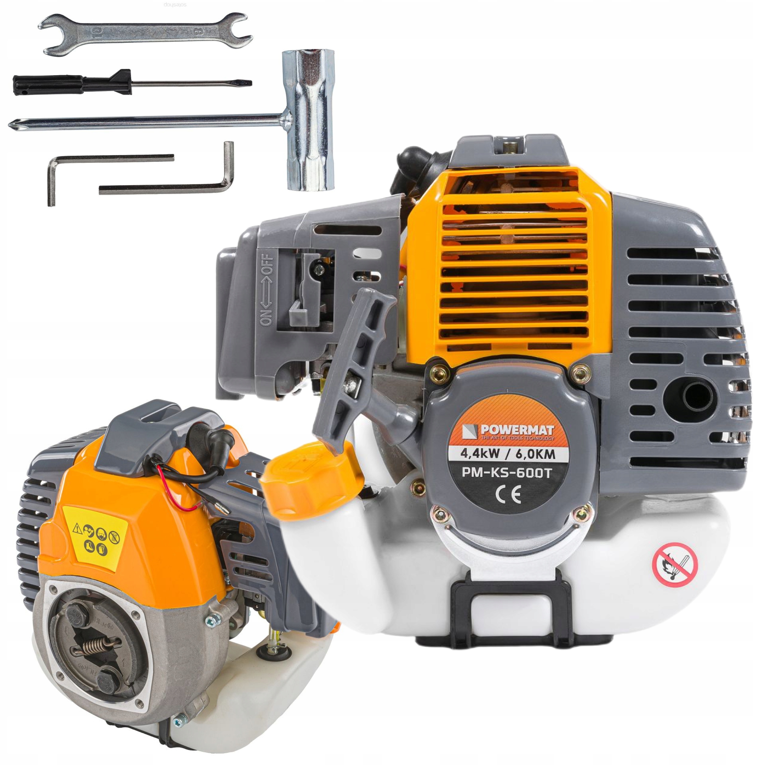 SILNIK DO KOSY SPALINOWEJ KOSA SPALINOWA PODKASZARKA WYKASZARKA 6KM MOCNY