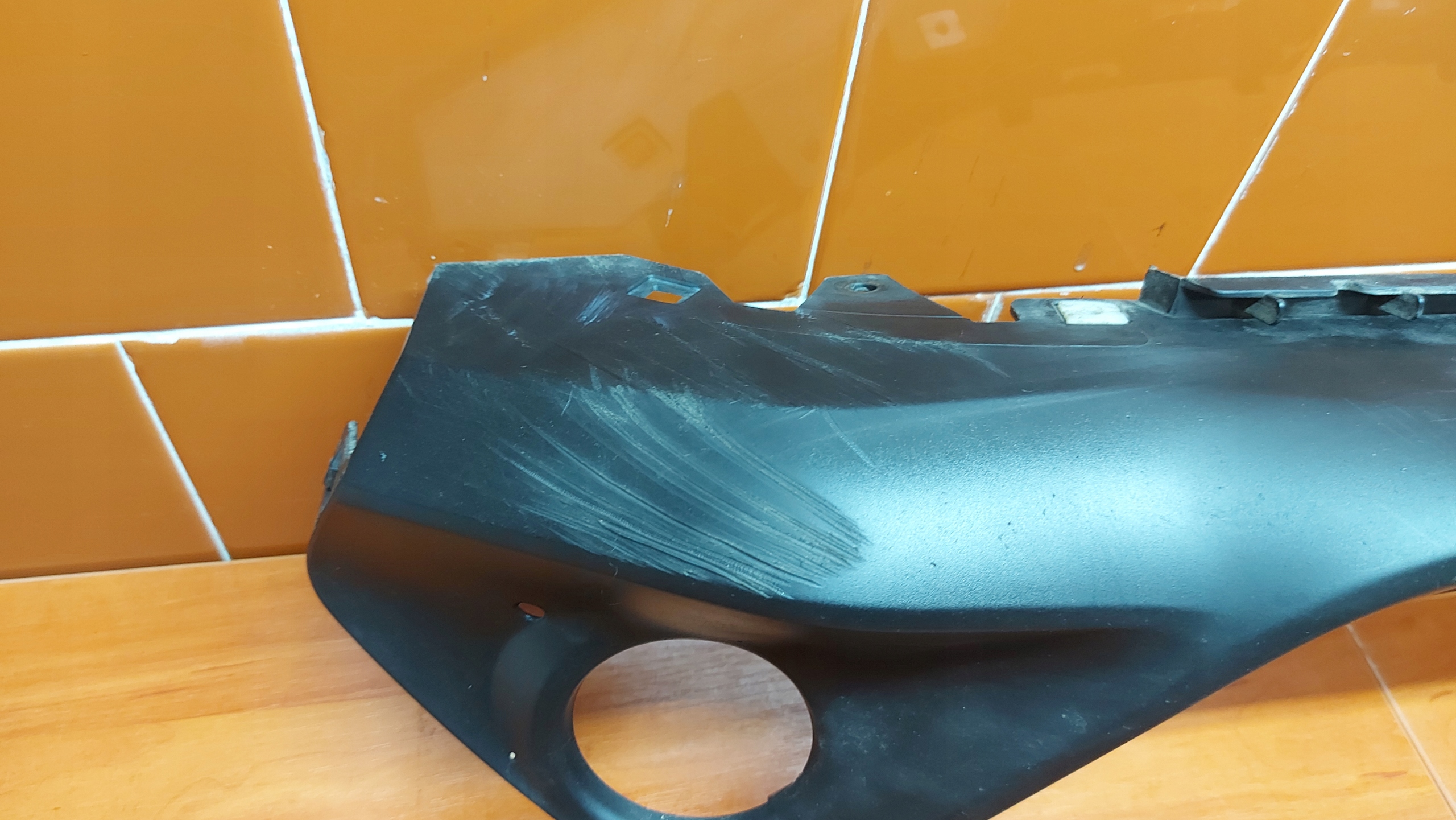 accessories spoiler of a bumper front front TOYOTA AYGO II 14