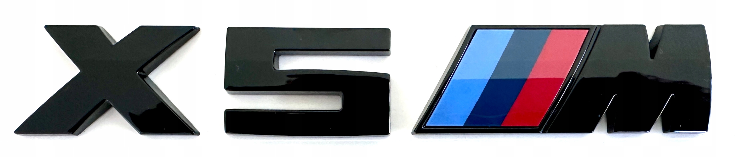 Bmw X5 M X5M emblemat znaczek logo napis czarny