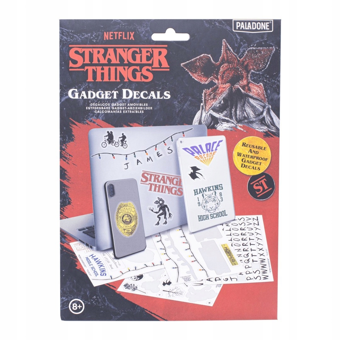 Stranger Things zestaw naklejek