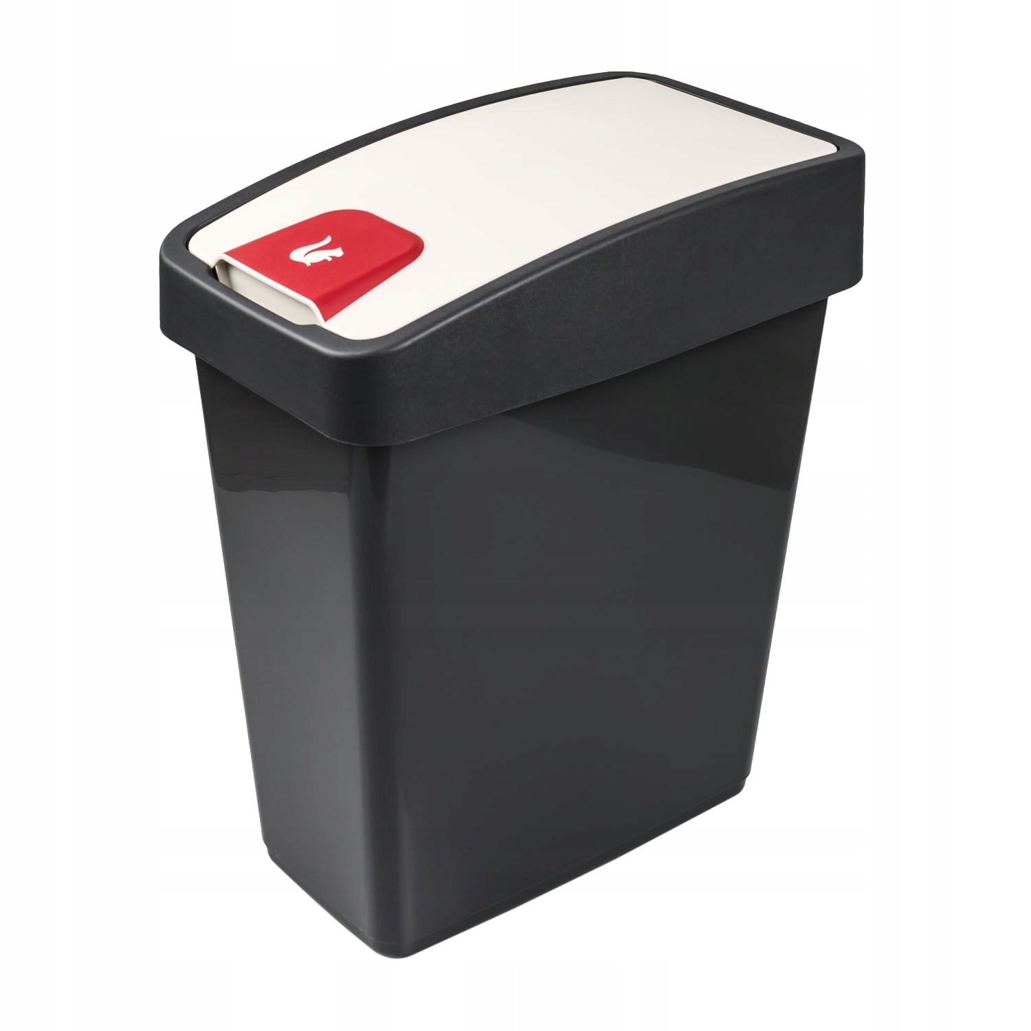 

kosz na śmieci z obrotową pokrywą grafit 45L