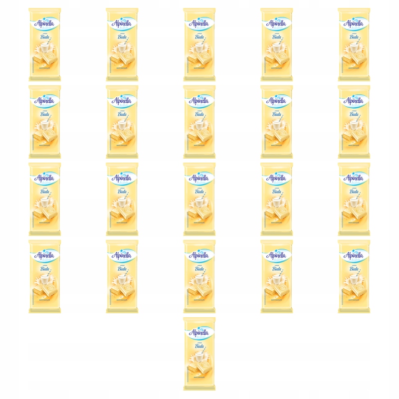 Alpinella Czekolada Biała 90g X21