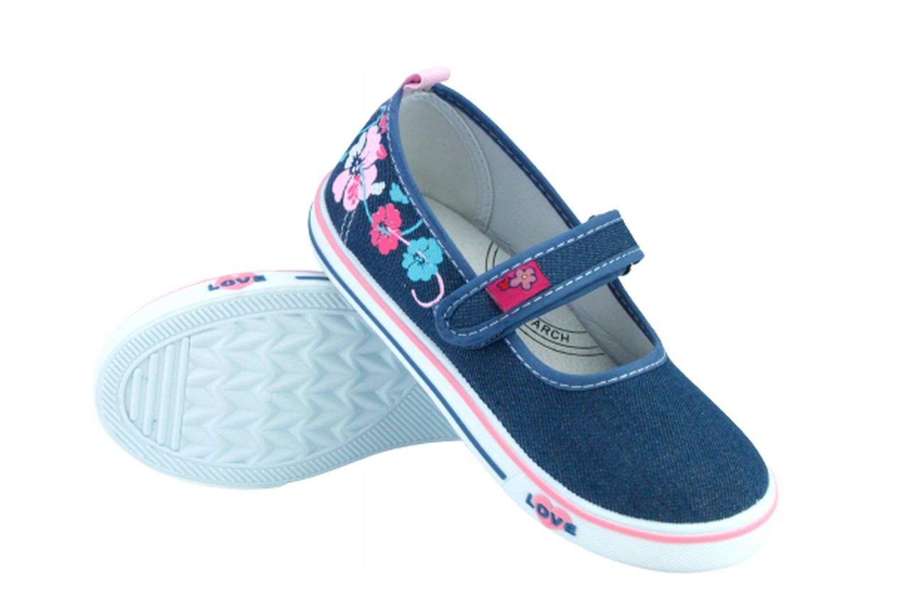 

American TEN20-21 Dziewczęce Baleriny Rzep R.30