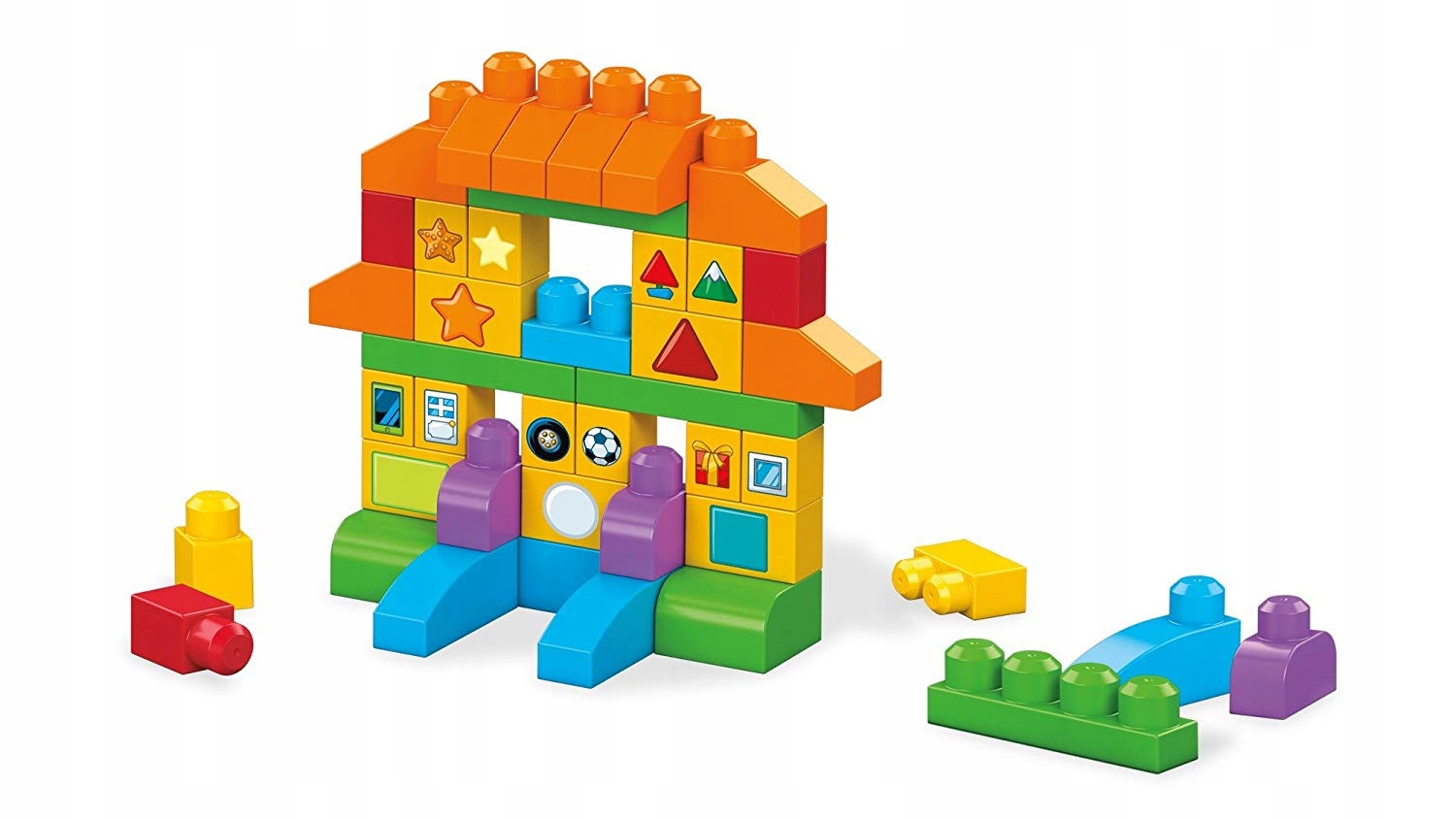 MEGA BLOKS FIRST BUILDERS TORBA KLOCKI 150 ELEMENTÓW FVJ49 Kod producenta FVJ49