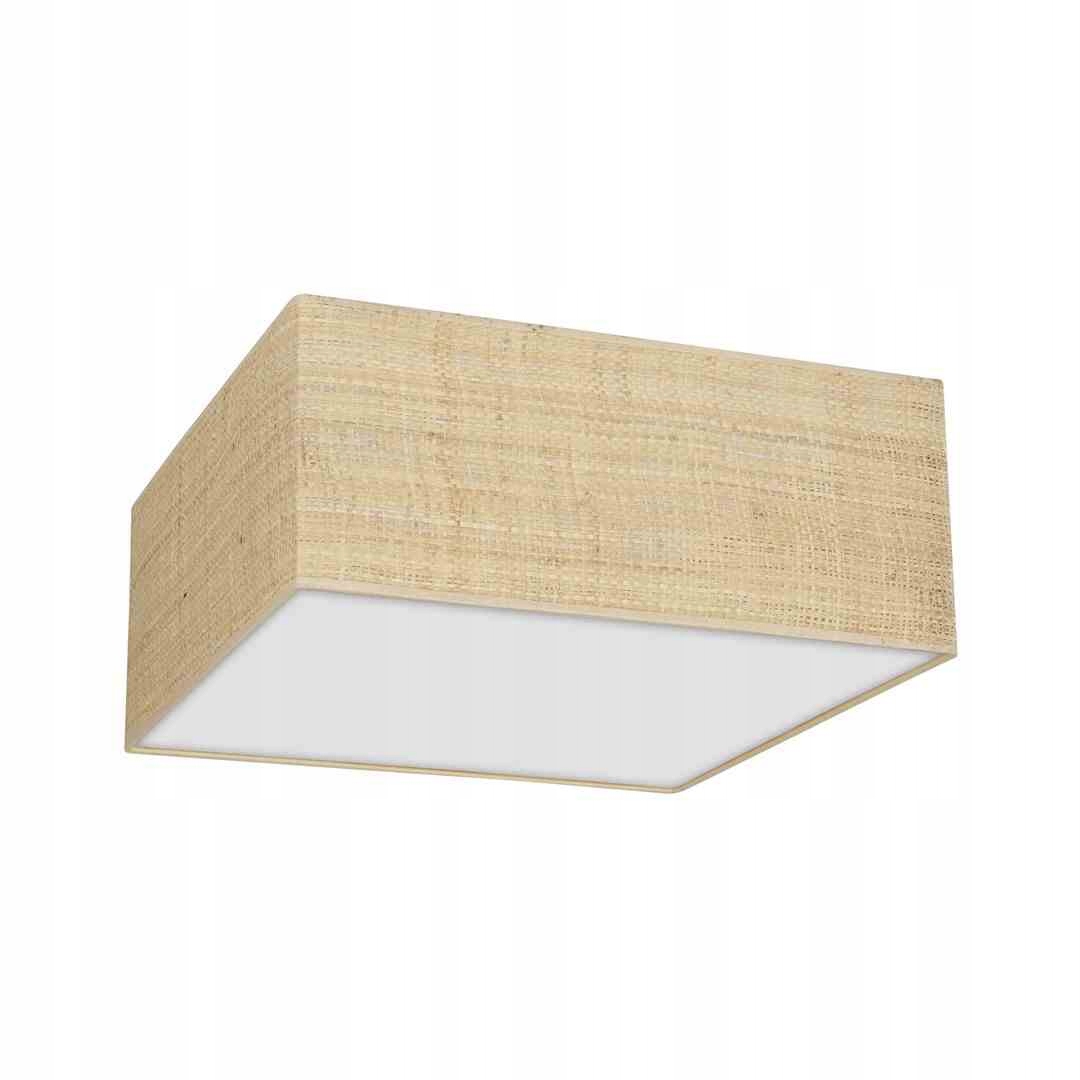 Stropná lampa Marshall White Rattan 3xE27