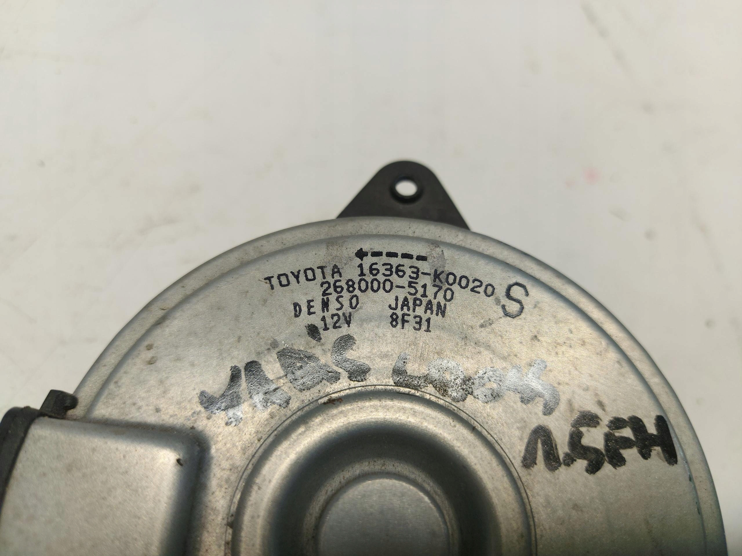 Toyota Yaris CROSS Motore modulo VENTOLE 16363-K0020