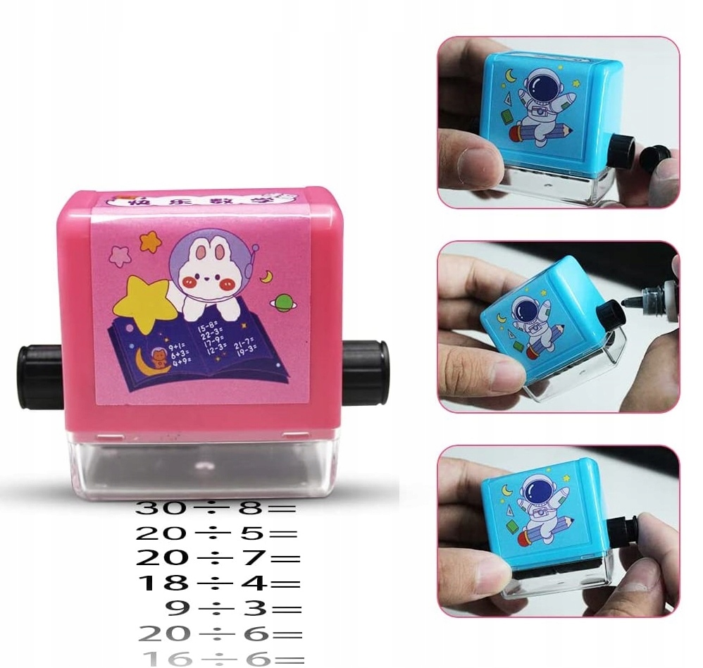 DRUKARKA/PIECZĄTKA MATEMATYCZNA LICZENIE 4 SZTUKI EAN (GTIN) 5903991414557