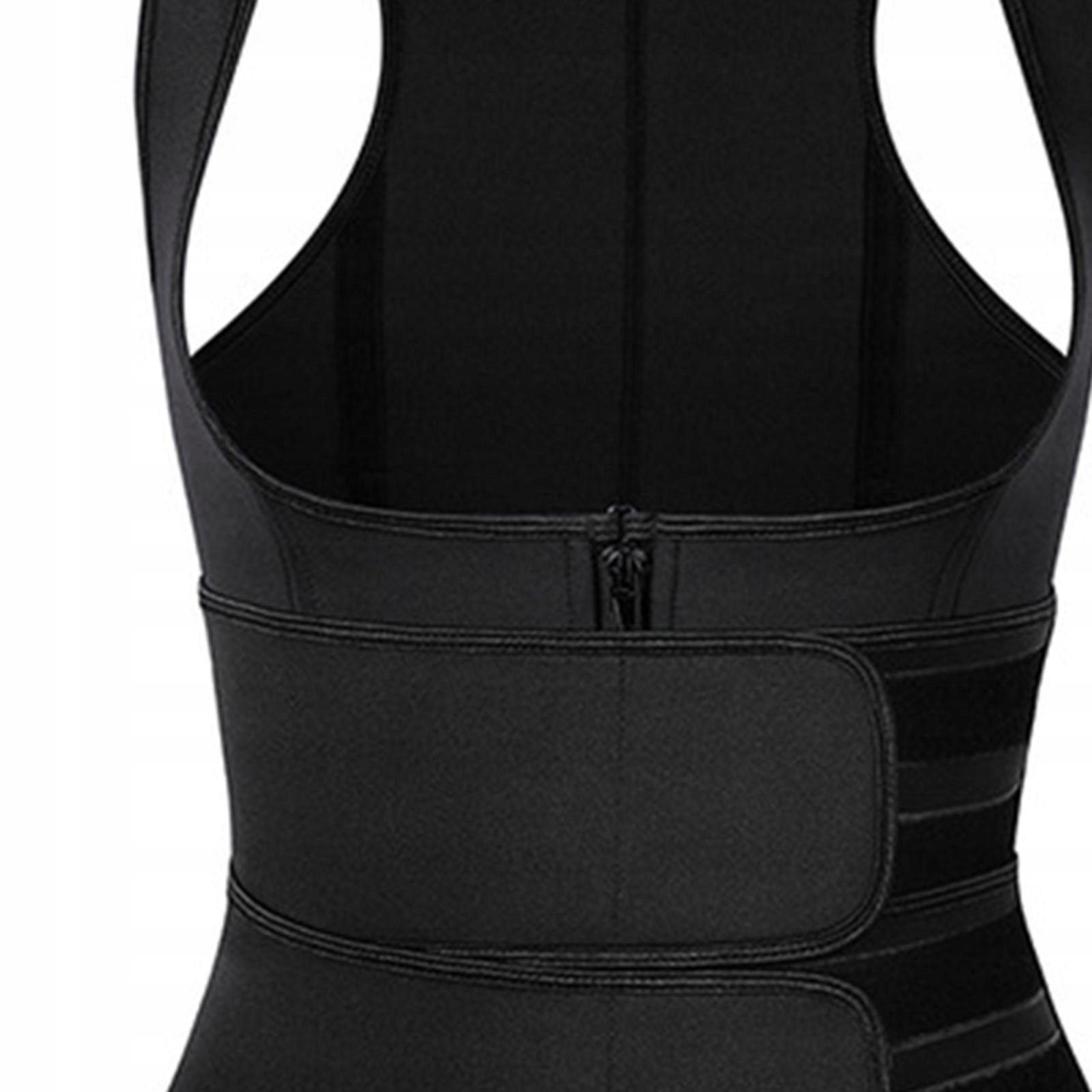 Sweat dla kobiet Body Shaper Workout Tank Czarny S Wzór dominujący mix wzorów
