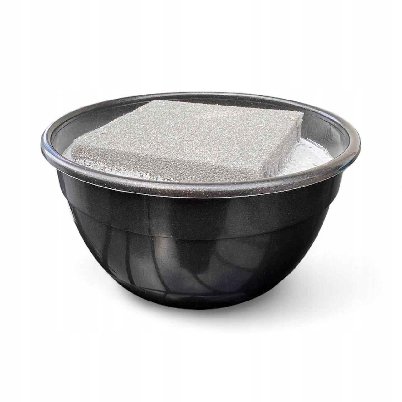 Květináč Miska Cementová Dekorace 16 CM Závažená Podstava Houbička Houbička