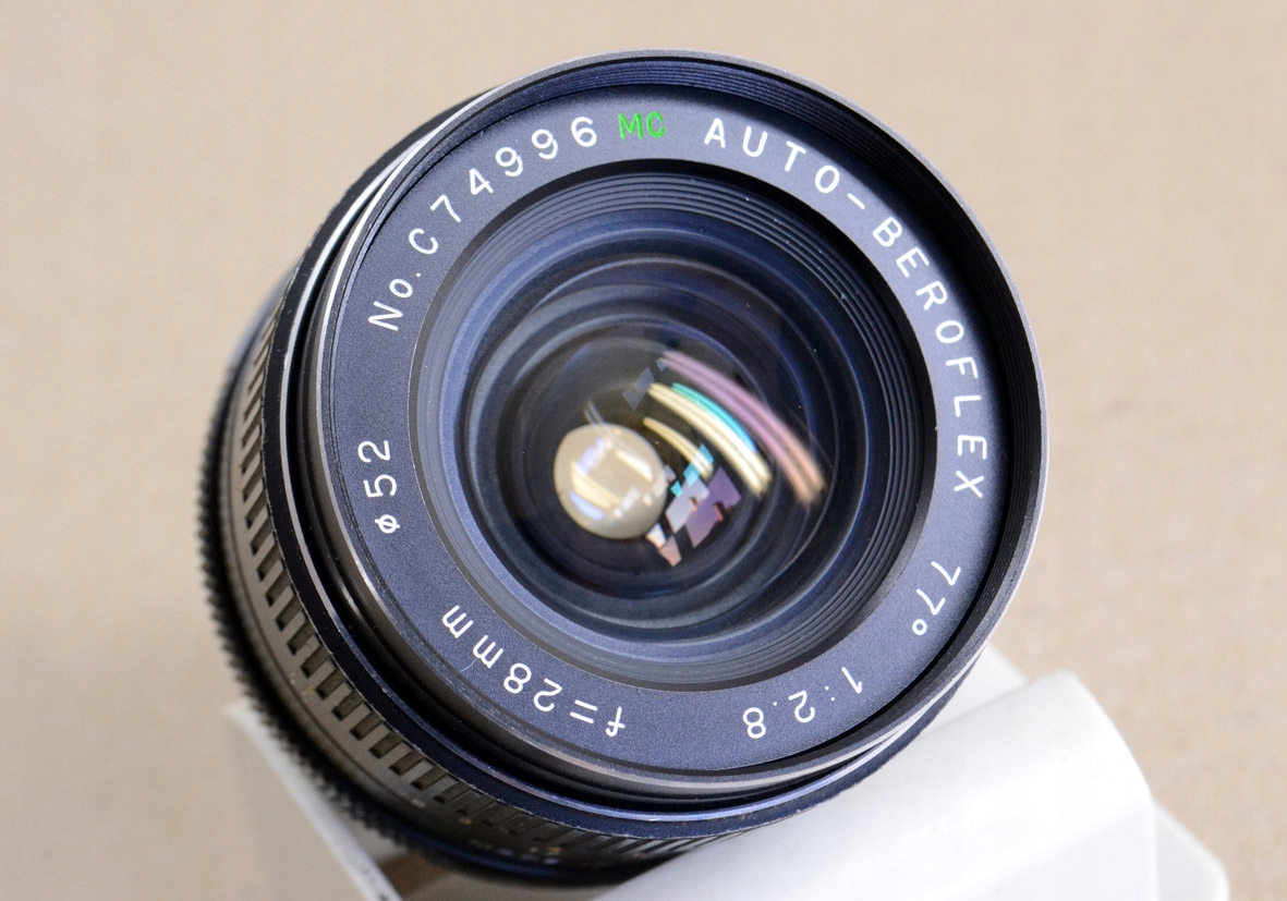 美品】AUTO-BEROFLEX 28mm f2.8 m42マウント Beroflex M42
