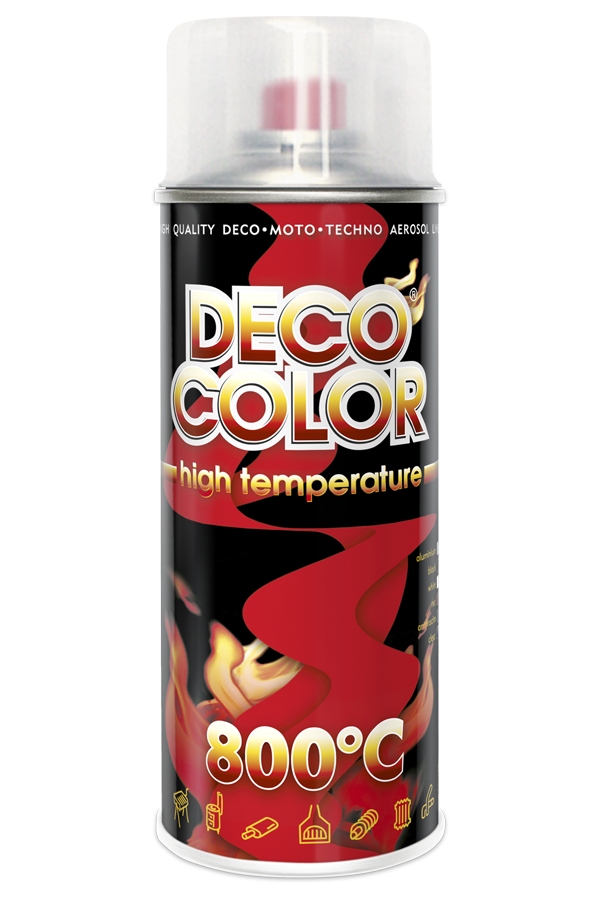 Deco Color lakier odporny na wysoką temperaturę Bezbarwny 400 ml
