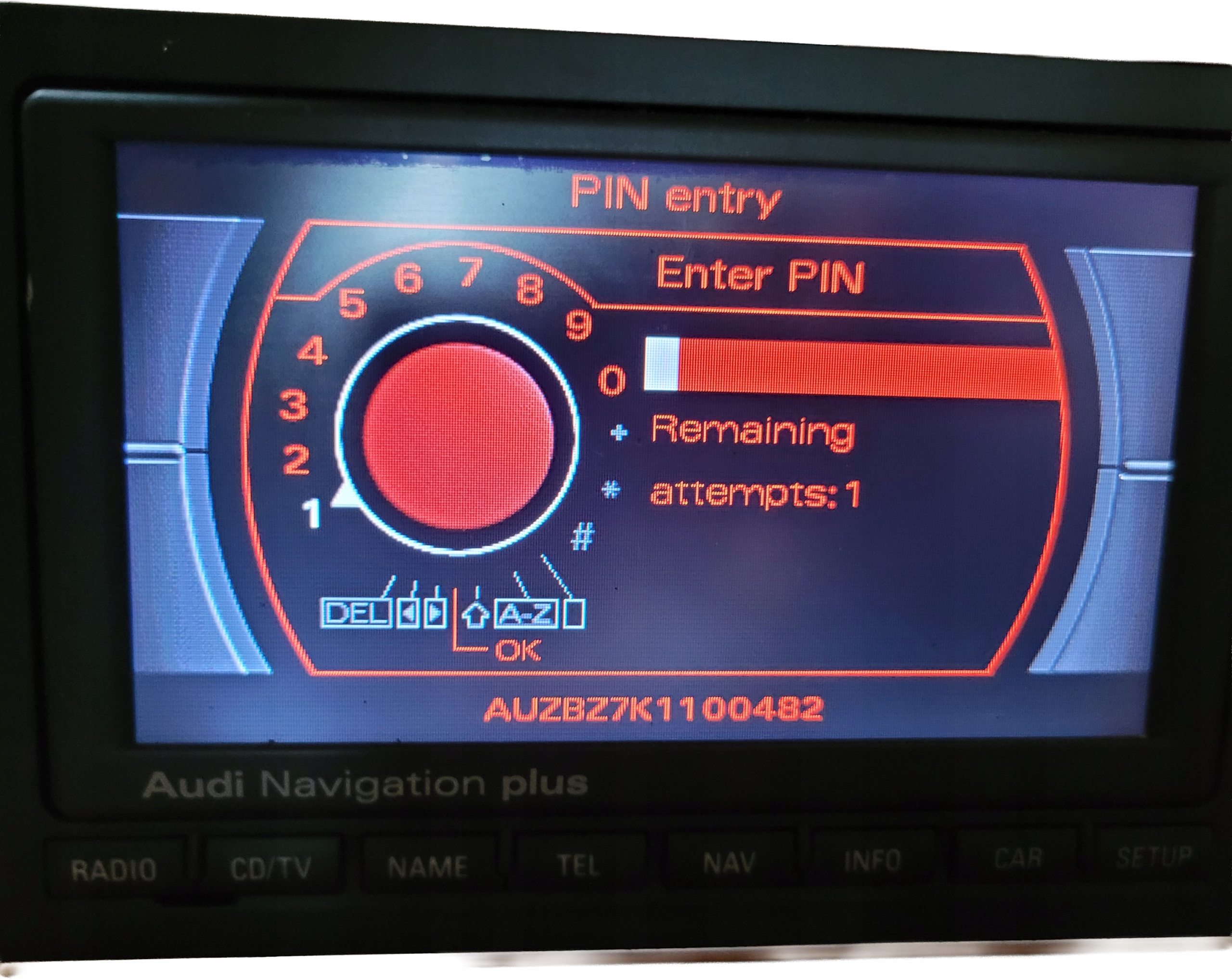 AUDI A4 B6 B7 A3 8P A6 C5 RNS-E RNS-E MONITOR EKRAN display RADIA