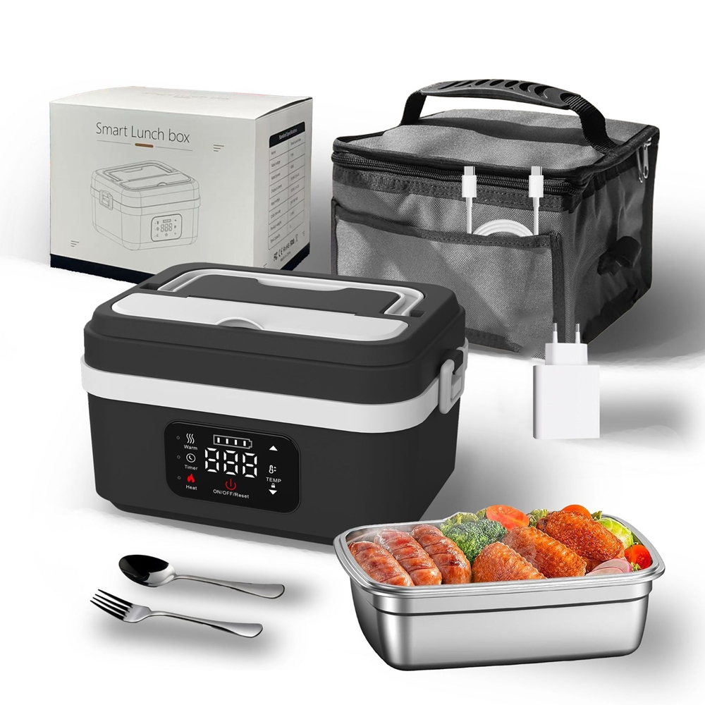 Elektrický obědový box Termoska Obědový kontejner do auta pro školní kancelář