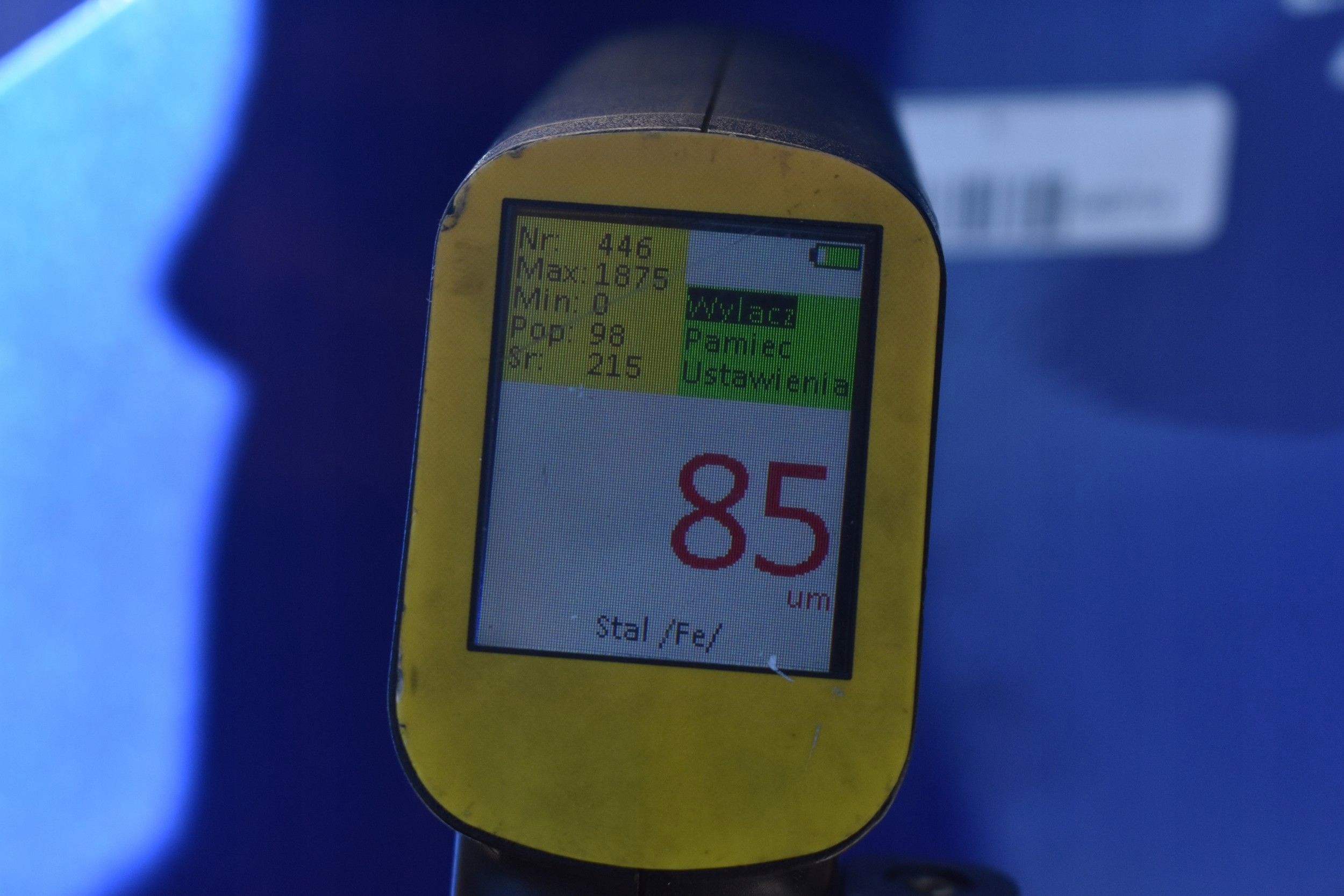 BŁOTNIK PRAWY TYŁ PRÓG SŁUPEK BOK CIVIC X B593M HB Kolor niebieski