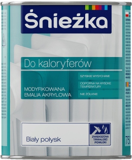 Śnieżka do grzejników akrylowa 0.75l