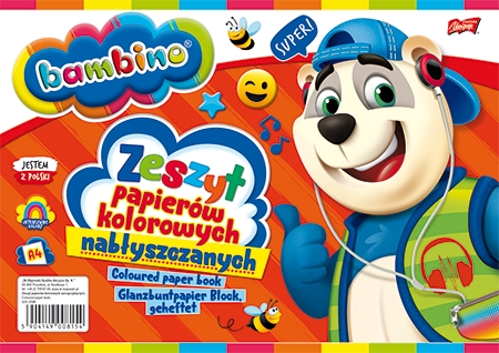 Zeszyt papierów kolorowych nabłyszczanych