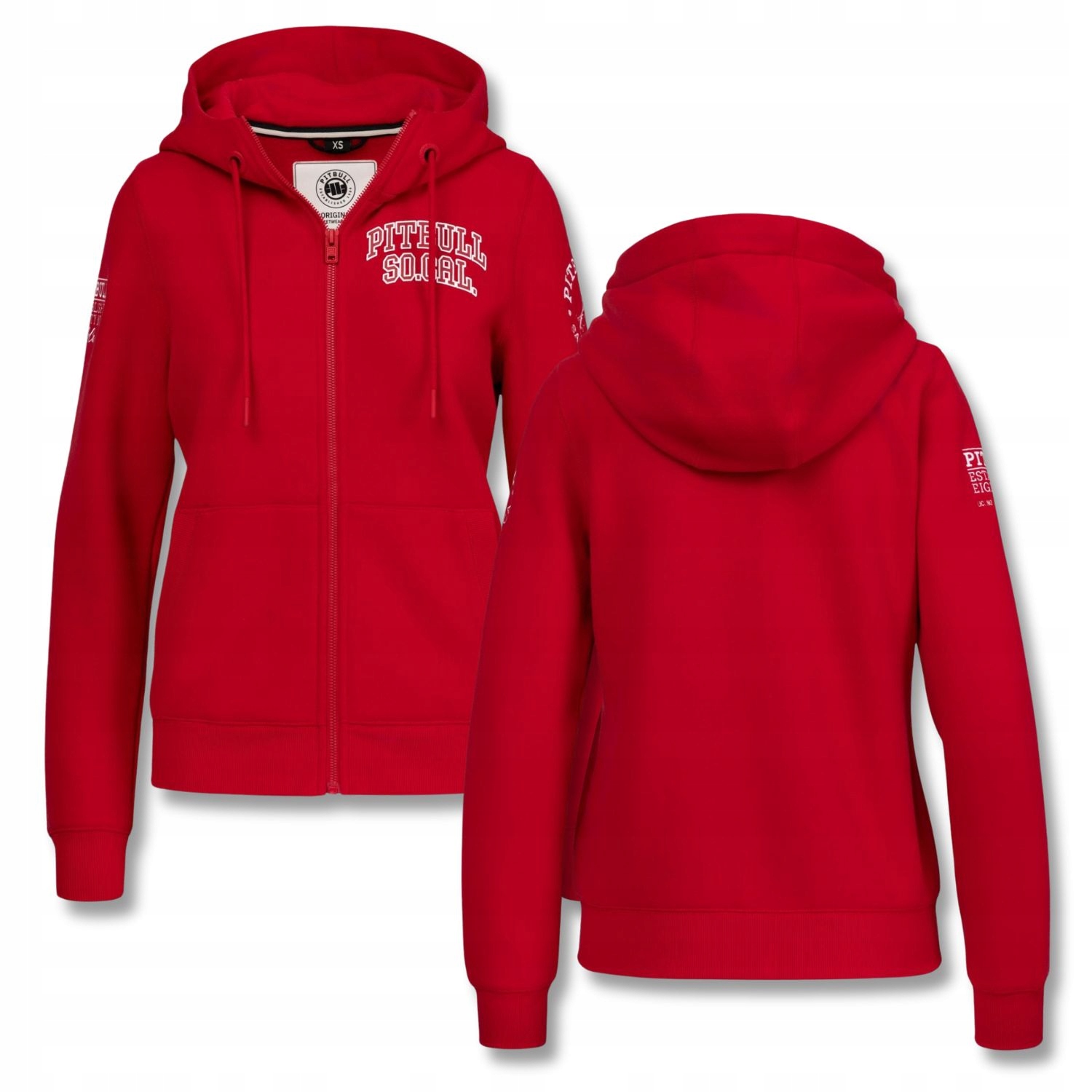 Damska Bluza Rozpinana z Kapturem Pitbull Fiora Codzienna Przytulna Ciepła