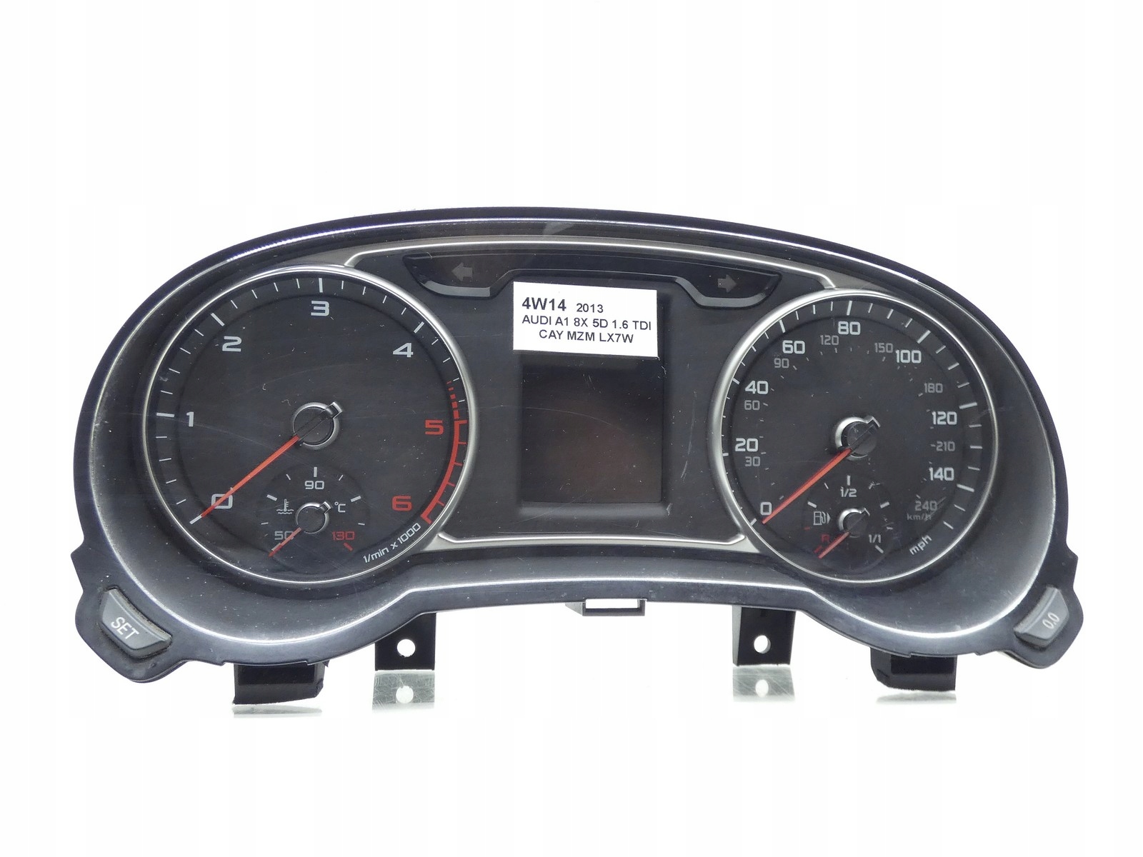 dials clock dials display AUDI A1 8X 1.6 TDI CAY 8X0920980H