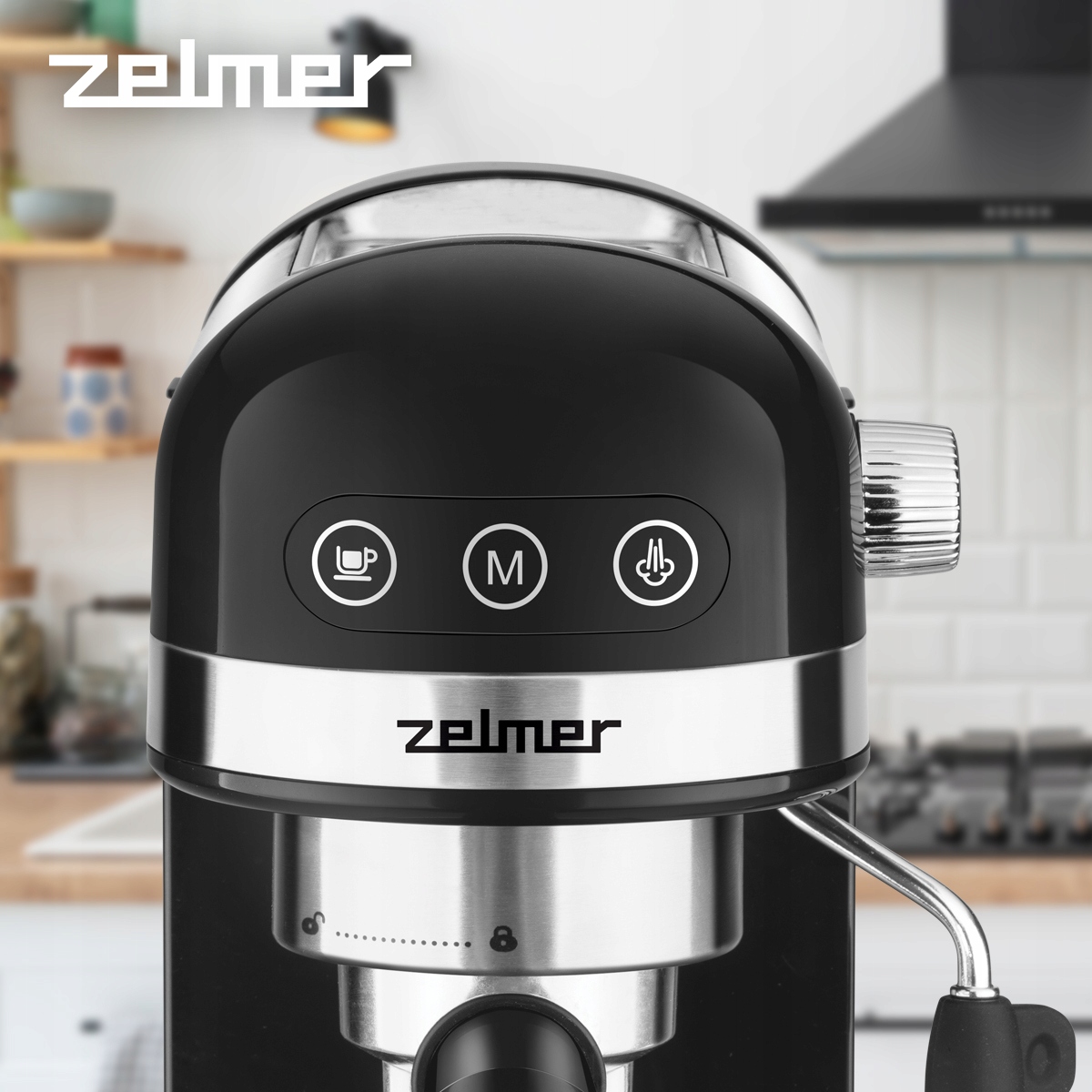 EKSPRES DO KAWY ZELMER CIŚNIENIOWY SPIENIACZ MLEKA AUTOMATYCZNY 20BAR 1350W Model ZCM7295