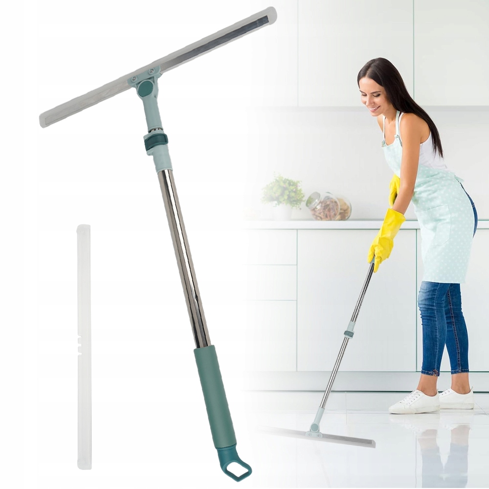 Levně Sprchová Stěrka S Lehkou Hliníkovou Násadou 122 CM