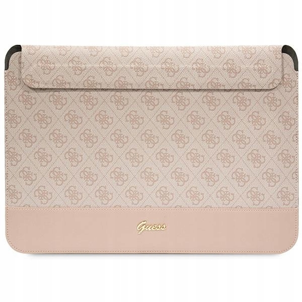 Puzdro Guess Sleeve GUCS14PS4SGP 14 palcov ružové/pink 4G Stripe Metal Logo
