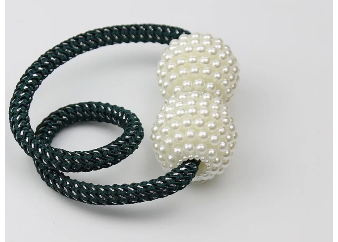 SPINKI MAGNESY KLAMRY do firan i zasłon PERŁY Marka inna