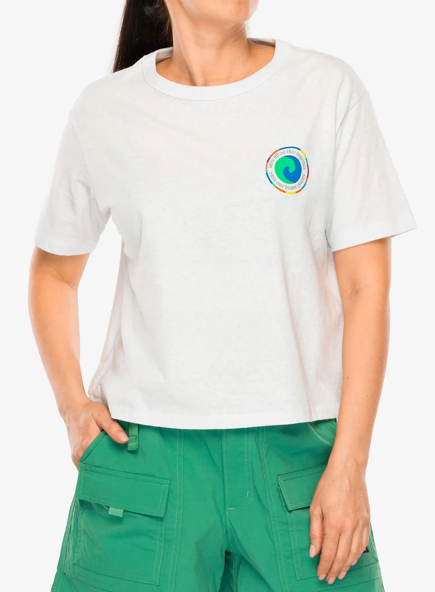 Tričko Patagonia Unity Fitz Easy Cut Responsibili-Tee bílá L
